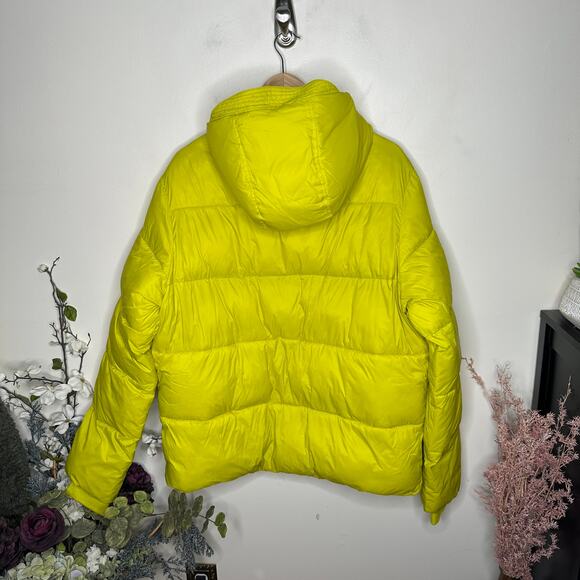 UGG Brayden Puffer Jacket Relish Green Yellow Sz L $248 - Picture 4 of 10